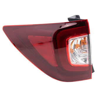 TRQ® - Driver Side Outer Replacement Tail Light