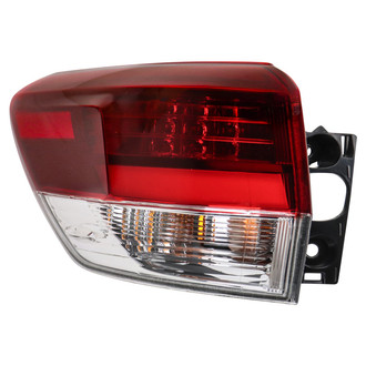 TRQ® - Driver Side Outer Replacement Tail Light