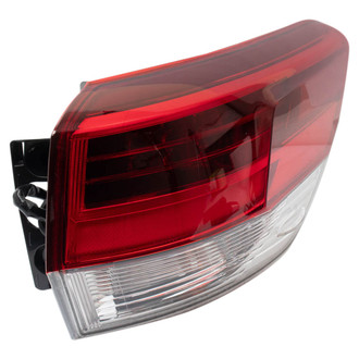 TRQ® - Passenger Side Outer Replacement Tail Light
