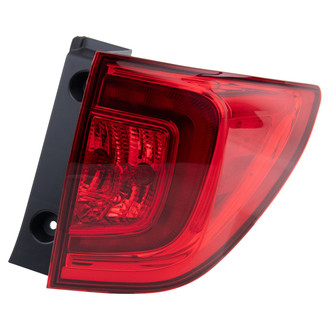 TRQ® - Passenger Side Outer Replacement Tail Light