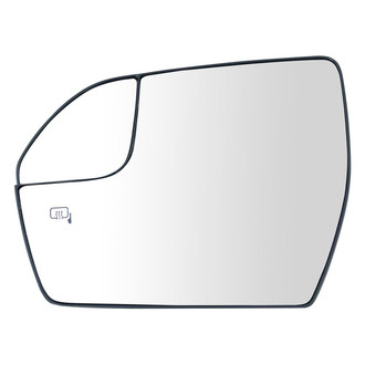 TRQ® - Driver Side View Mirror Glass (Heated)