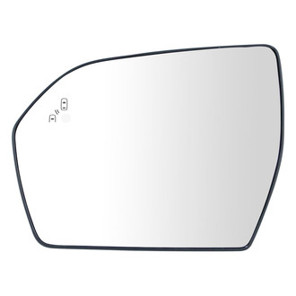 TRQ® - Driver Side View Mirror Glass (Heated)