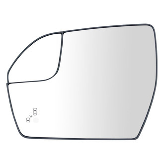 TRQ® - Driver Side View Mirror Glass (Heated)