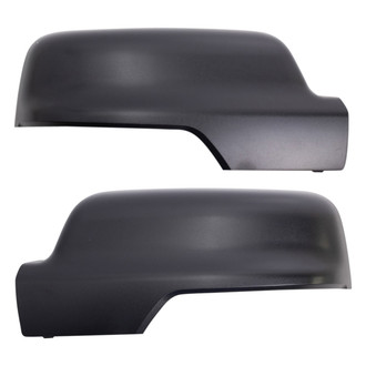 TRQ® - Textured Black Driver and Passenger Side Mirror Cover
