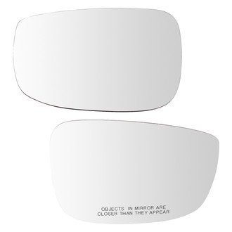TRQ® - Driver and Passenger Side View Mirror Glass Set (Non-Heated)