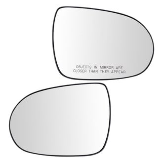 TRQ® - Driver and Passenger Side View Mirror Glass Set