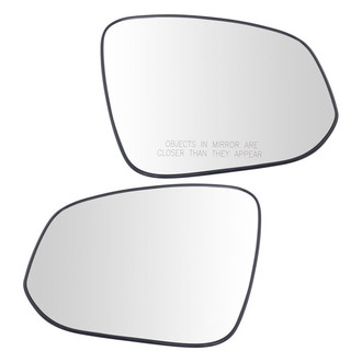 TRQ® - Driver and Passenger Side View Mirror Glass Set