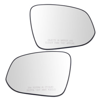 TRQ® - Driver and Passenger Side View Mirror Glass Set (Heated)