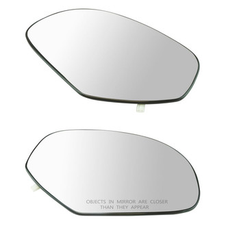 TRQ® - Driver and Passenger Side View Mirror Glass Set (Heated)