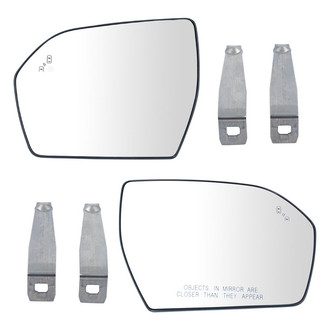 TRQ® - Driver and Passenger Side View Mirror Glass Set (Heated)