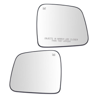 TRQ® - Driver and Passenger Side View Mirror Glass Set (Heated)