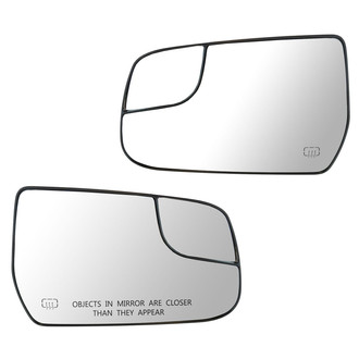 TRQ® - Driver and Passenger Side Power View Mirror Glass Set (Heated)