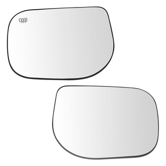 TRQ® - Driver and Passenger Side View Mirror Glass Set