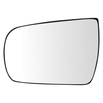 TRQ® - Driver Side Manual View Mirror Glass (Heated, Foldaway)