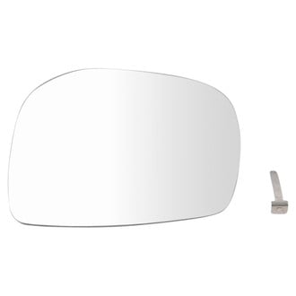 TRQ® - Driver Side View Mirror Glass (Non-Heated, Non-Foldaway)