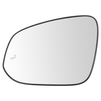 TRQ® - Driver Side View Mirror Glass (Heated)