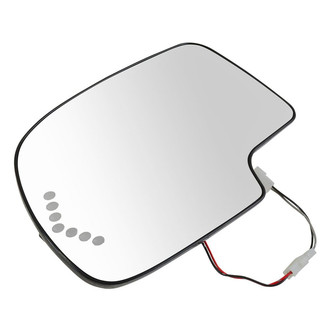 TRQ® - Driver Side Power View Mirror Glass (Heated)