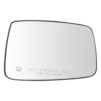 TRQ® - Passenger Side Power View Mirror Glass (Heated, Foldaway)