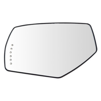 TRQ® - Driver Side View Mirror Glass (Heated)