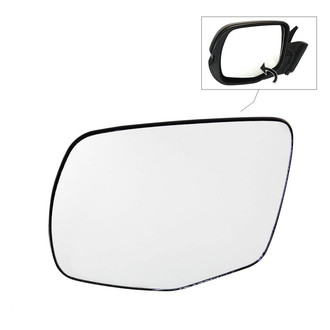 TRQ® - Driver Side View Mirror Glass