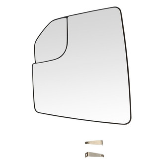 TRQ® - Driver Side View Mirror Glass (Heated)