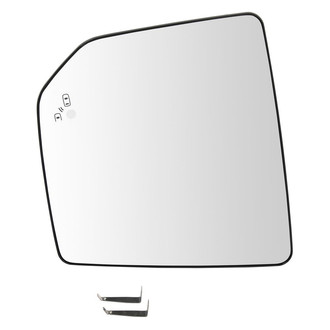 TRQ® - Driver Side View Mirror Glass (Heated)