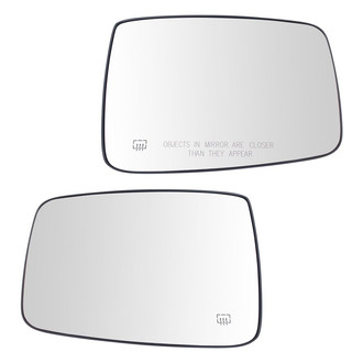 TRQ® - Driver and Passenger Side Power View Mirror Glass Set