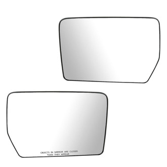 TRQ® - Driver and Passenger Side Power View Mirror Glass Set