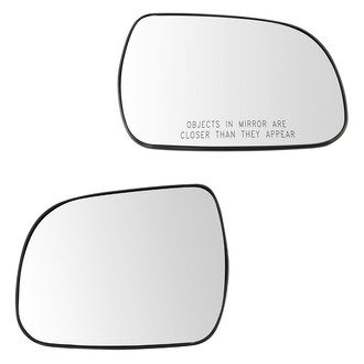 TRQ® - Driver and Passenger Side View Mirror Glass Set