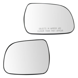 TRQ® - Driver and Passenger Side View Mirror Glass Set