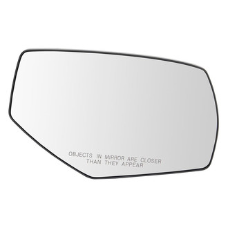 TRQ® - Passenger Side Manual View Mirror Glass (Heated)