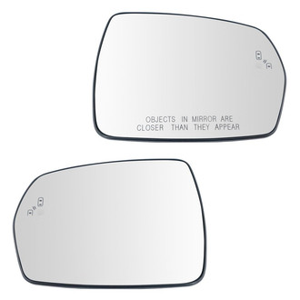 TRQ® - Driver and Passenger Side View Mirror Glass Set (Heated)
