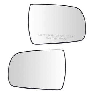 TRQ® - Driver and Passenger Side Power View Mirror Glass Set