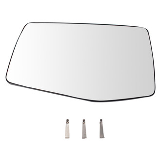 TRQ® - Driver Side View Mirror Glass (Heated)