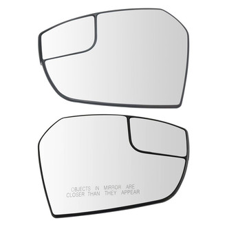 TRQ® - Driver and Passenger Side View Mirror Glass Set