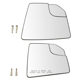 TRQ® - Driver and Passenger Side View Mirror Glass Set