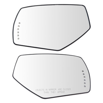 TRQ® - Driver and Passenger Side View Mirror Glass Set (Heated)