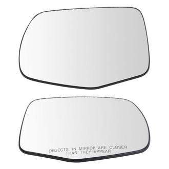 TRQ® - Driver and Passenger Side View Mirror Glass Set (Heated)