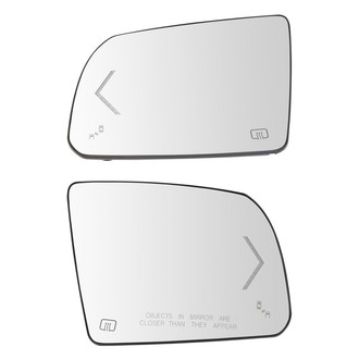 TRQ® - Driver and Passenger Side View Mirror Glass Set (Heated)