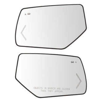 TRQ® - Driver and Passenger Side Power View Mirror Glass Set (Heated)