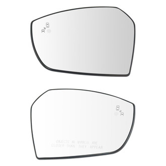 TRQ® - Driver and Passenger Side View Mirror Glass Set