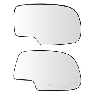 TRQ® - Driver and Passenger Side Power View Mirror Glass Set