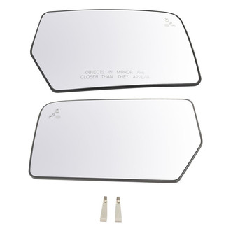 TRQ® - Driver and Passenger Side View Mirror Glass Set (Heated)