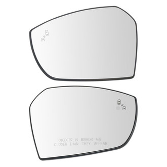 TRQ® - Driver and Passenger Side View Mirror Glass Set (Heated)