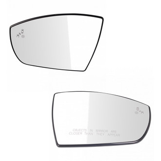 TRQ® - Driver and Passenger Side Power View Mirror Glass Set (Heated)
