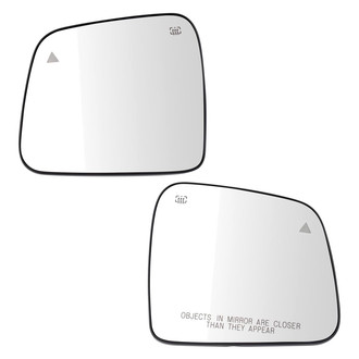 TRQ® - Driver and Passenger Side View Mirror Glass Set