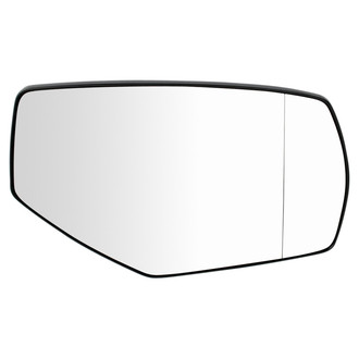 TRQ® - Passenger Side Manual View Mirror Glass (Non-Heated, Non-Foldaway)