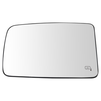 TRQ® - Driver Side Power View Mirror Glass (Heated, Non-Foldaway)