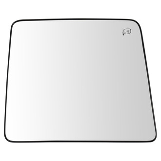 TRQ® - Passenger Side Power View Mirror Glass (Heated, Non-Foldaway)