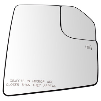 TRQ® - Passenger Side View Mirror Glass (Heated)
